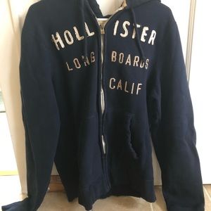 Hollister zip up hoodie